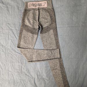 Gymshark Dry  Flex Leggings Charcoal Grey/Pink